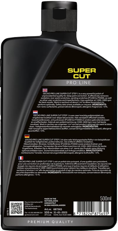 Gecko Pro Super Cut (676) Stap 1 500ml