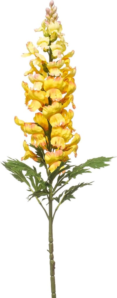 Emerald - Kunstbloem Leeuwenbek 92cm geel - Kunstplant voor binnen