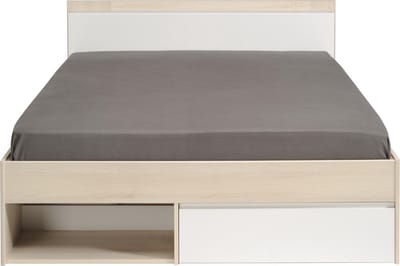 Parisot tweepersoonsbed 140x200 Most Acacia compleet met bedbodem en matras