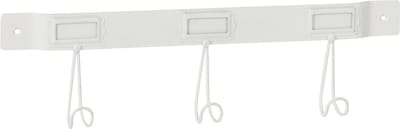 J-Line kapstok 3 Haken - metaal - wit - small