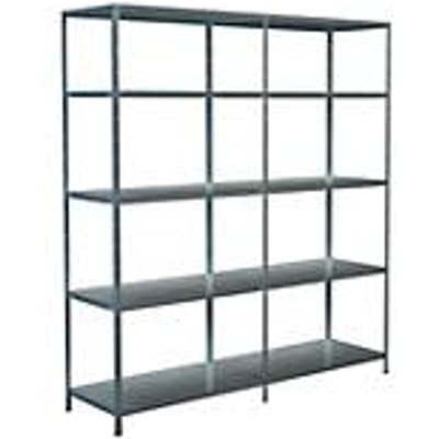 Legborden zonder grendels, H 2000 x B 1800 x D 500 mm, gegalvaniseerd