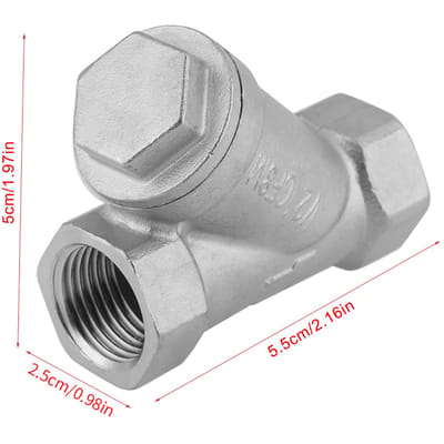DN15 1 2  PT Draad RVS Y Type Zeef Pompfilter voor Water Gas