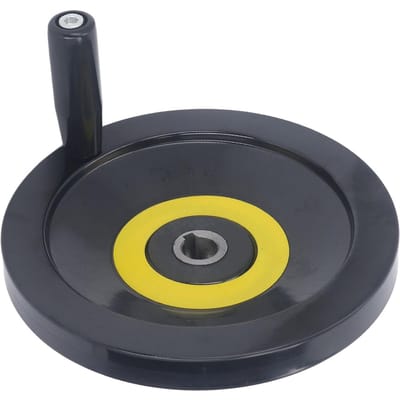Draaibare Handgreep Handwiel 18x200mm Achterkant Gegolfd Handzwengel Handwiel voor Draaibank Frezen