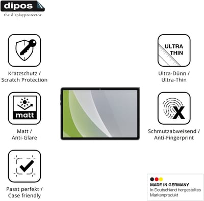 dipos – 2x Matte Beschermfolie geschikt voor UBDXBD L90 | Krasbestendige & antireflecterende Screenprotector Ultra-Thin