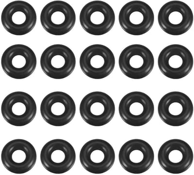 Dailygoods- O-ringen 20 stuks - Nitrilrubber - 11 mm buitendiameter - 4 mm binnendiameter - Afdichtingsset - Duurzaam en flexibel - Afdichtringen