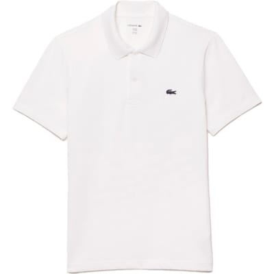 Lacoste Poloshirt Breathable Wit - Maat S - Heren