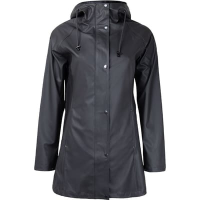 Ilse Jacobsen Rain87 Rain Coat Dark Shadow Size: 34 | Raincoats Outlet | Dames | Zwart
