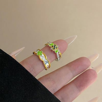 Anime Game Genshin Impact Neuvillette Focalors Arlecchino Nahida Ring Unisex Verstelbare Ringen Cosplay Feest Sieraden resizable beige