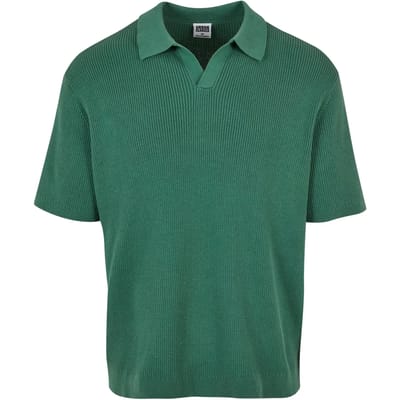 Urban Classics - Ribbed Oversized Shirt - XXL - Groen