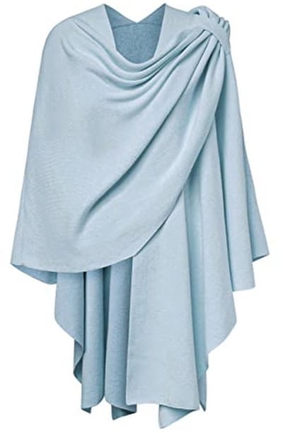 Dames Kruid Front Sjaal Wraps Elegant Poncho's Gebreide Cape Vest voor Avondjurk
