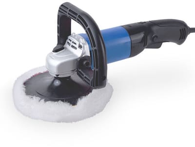 Hyundai exentrische poetsmachine 1200W - Poliermachine Ø180mm - Polijstmachine - Incl. 2x polijstdoek (fijn en grof)