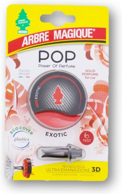 Autoluchtverfrisser - Lucht verfrisser voor in de auto - Auto geur - Ambre Magique - Parfum - Exotic - 3D pop.
