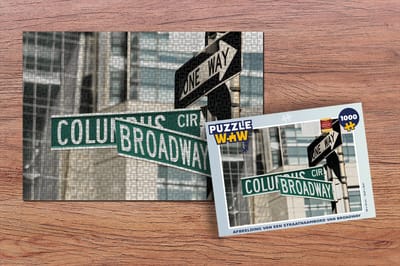 Puzzel New York - Broadway - Verkeer - Legpuzzel - Puzzel 1000 stukjes volwassenen