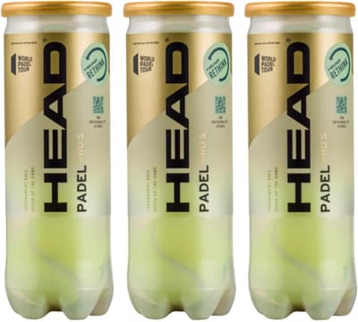 Head Padelballen Pro S - 3 blikken van 3 ballen - Padel Ballen