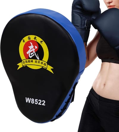 Bokstrainingspads - Fitness Mitts - Vechtsport Training - Verstelbaar Ontwerp - 25 cm - Blauw