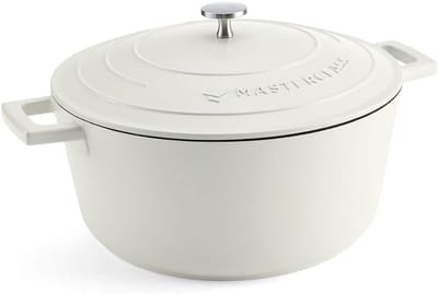 Grote Lichtgewicht Gietaluminium Braadpan met Deksel (5L/28 cm) - Inductie en Oven Veilig