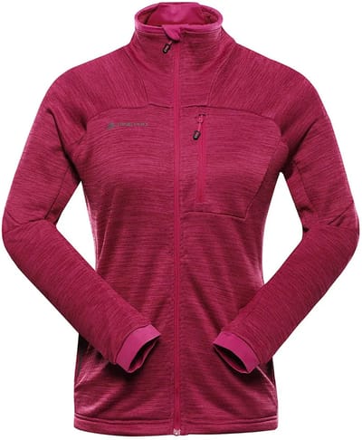 Alpine Pro Onneca 3 Fleece Met Volledige Rits Rood S Vrouw