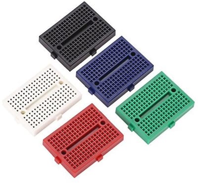 Mini Breadboard Set van 5 Stuks met 170 Tie Points - Duurzaam en Milieuvriendelijk