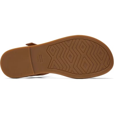 TOMS Kira Leren Heren Sandalen in Tan