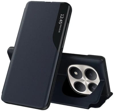 Hoesje geschikt voor Xiaomi Redmi Note 15 Pro 5G - Techsuit eFold Book Case - Donkerblauw
