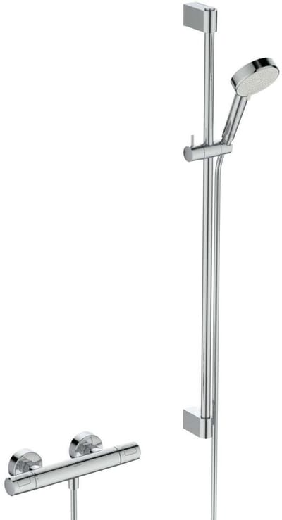 Ideal Standard Ceratherm T25 - Doucheset met thermostaat, 2 jets, chroom A8515AA