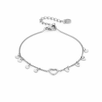 Michelle Bijoux Armband (sieraad) Hartjes Zilver