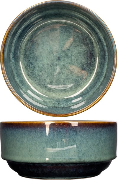 COSY & TRENDY - JADE VERDE KOM D15xH7 cm, SET VAN 4 STUKS