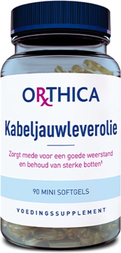 Orthica Kabeljauwleverolie - 90 mini softgels