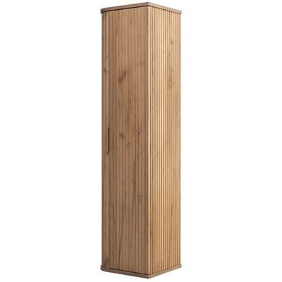 Badkamerkast, Craft Eik, gouden handgreep, 35,5 x 139 x 31,5 cm