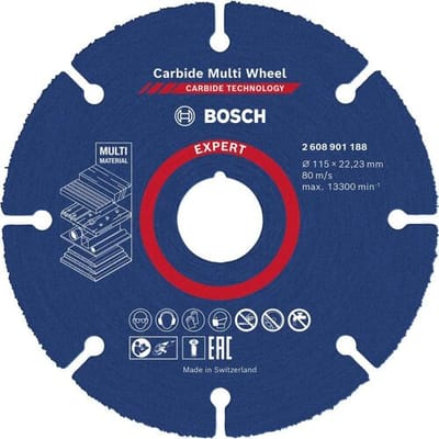 Bosch Accessories EXPERT Carbide Multi Wheel 2608901188 Doorslijpschijf recht 115 mm 1 stuk(s)