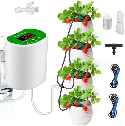 Automatisch Bewateringssysteem - Automatische Druppelirrigatieset - Automatische Plantenwatergever Voor Kamerplanten In Potten