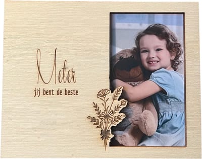 Fotokader liefste Meter | bloemen | liefste Meter | allerliefste Meter | meter vragen | meter worden | cadeau | de liefste