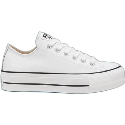 Converse Chuck Taylor All Star Lift Ox Lage sneakers - Leren Sneaker - Dames - Wit
