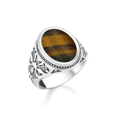 Thomas Sabo - TR2454-950-1-60 - Ring - Unisex - 925er Zilver - ringmaat 60