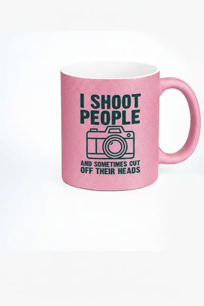 I Shoot People Fotografie Mok - Grappige Cadeau voor Fotografen