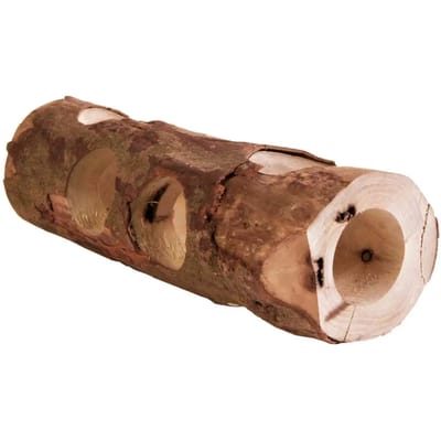 Voor muizen - schors houten tunnelbuis Trixie