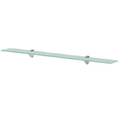 vidaXL - Zwevend - schap - 90x10 - cm - 8 - mm - glas