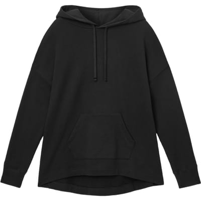 AllSaints Etti Scrunch Hoody Black Taglia: S | Felpe con cappuccio Outlet | Donna | Nero