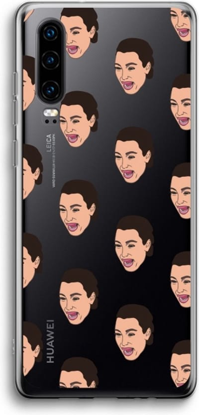Case Company® - Hoesje geschikt voor Huawei P30 hoesje - Ugly Cry Call - Soft Cover Telefoonhoesje - Bescherming aan alle Kanten en Schermrand