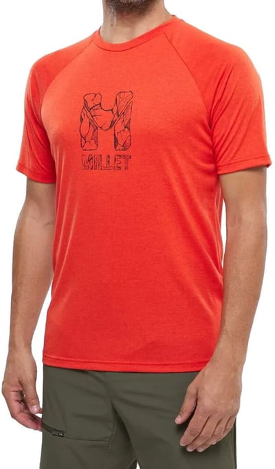 Millet Cimaï Natural T-shirt Met Korte Mouwen Oranje S Man