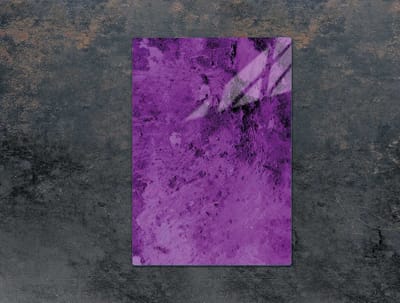 TMK ArtDeko Serie - Snijplank van Glas - 35x52 cm - Violet - Veilige Ondersteuning