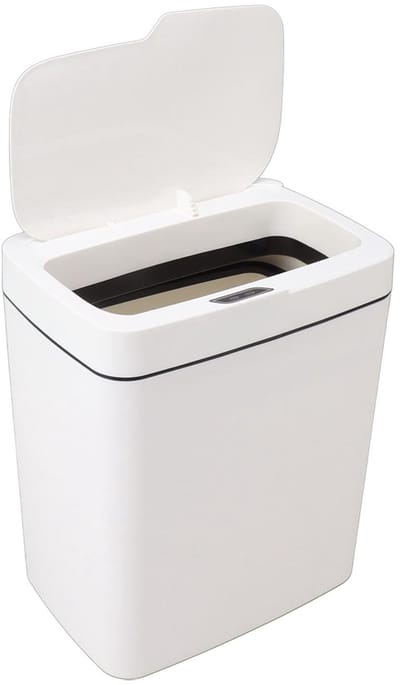 Dailygoods- Prullenbak 18 Liter - Automatische Sensor - Geruisloos - Afdichting - Vuilnisbak met Deksel - Geschikt voor Keuken/Slaapkamer - Afvalbak