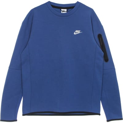 Lichtgewicht herensweatshirt met ronde hals Sportkleding Tech Fleece Dk Marina Blue/light Bone