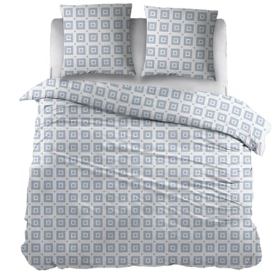 Snoozing Caroline Dekbedovertrek - Tweepersoons - 200x200/220 cm - Blue
