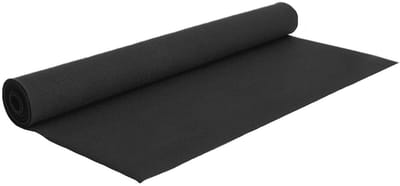 Luidspreker textiel, 150 cm x 10 m, zwart, hoogwaardig speakerstof voor woofer en diepe klank [39505B]