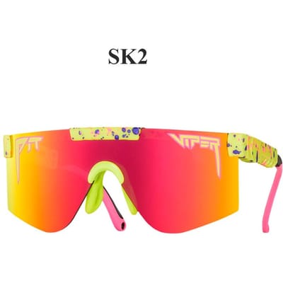 Jeugd Pit Viper Zonnebrillen Jongens Meisjes Kinderen Zonnekleding Kleine Hoofd Volwassen Mannen Vrouwen Brillen Buiten Fietsen Voor Rijden Zonnebrillen Sport W143517WW- blue