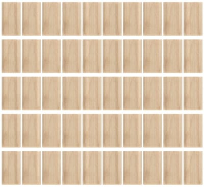 Dailygoods- Domino Tenon 50 Stuks Beukenhout 8x40mm - Stevige Fixatie - Houtverbindingen - Meubels Verbinden - Houtbewerking - Nauwkeurige Aansluiting - Houtverbinding