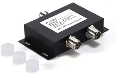 VHF Splitter 136-174 MHz - 2-Weg Antenne Power Splitter voor Radio en HAM