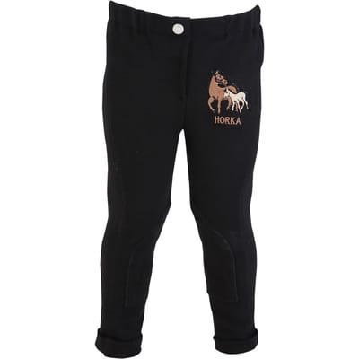 Horka Rijbroek Horka Mini Knie Grip Kids Zwart - 92