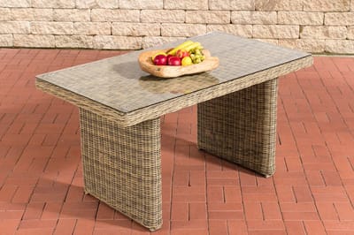 CLP Rotan Eettafel La Gomera natura 140 cm
